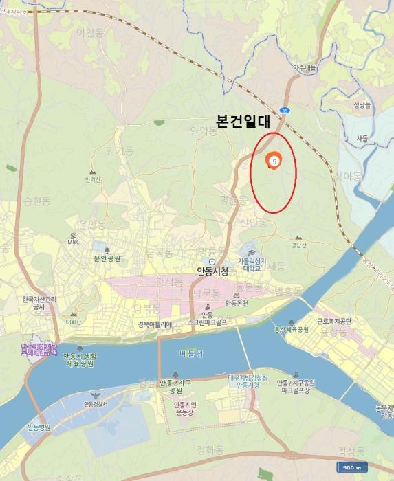 경상북도 안동시 안막동 14-1 대지 경매 사진 12