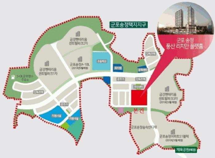 경기도 군포시 도마교동 478 군포송정풍산리치안 1층에이111호 근린상가 경매 사진 23