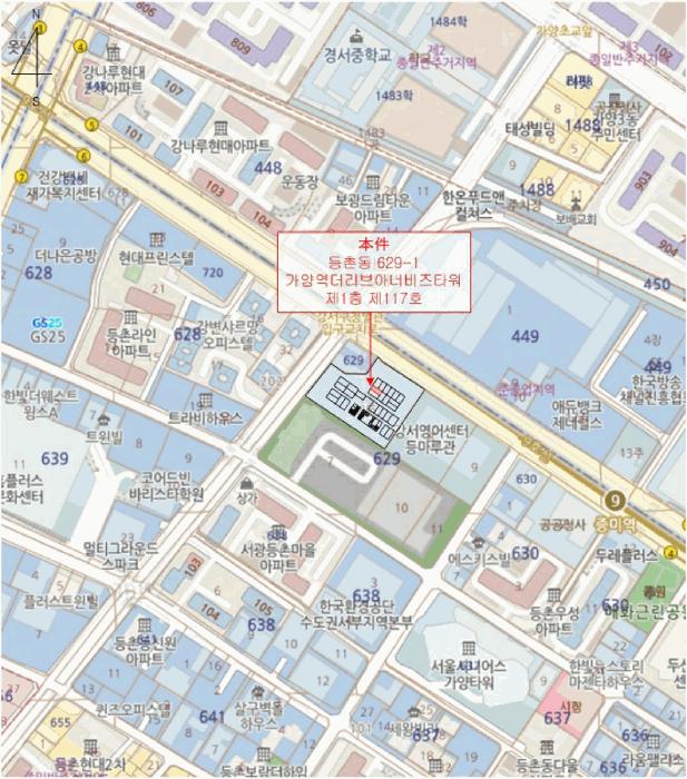 서울특별시 강서구 등촌동 629-1 가양역더리브아너비즈타워 제1층 제117호 근린상가 경매 사진 12