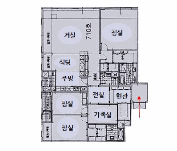 충청남도 천안시 서북구 불당동 741 불당트윈팰리스 7층710호 아파트 경매 사진 8