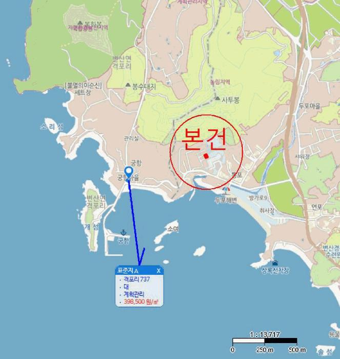 전북특별자치도 부안군 변산면 도청리 612-35 대지 경매 사진 5