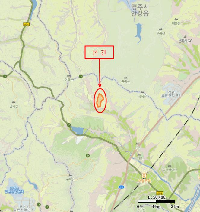 경상북도 경주시 현곡면 래태리 산121 임야 경매 사진 8