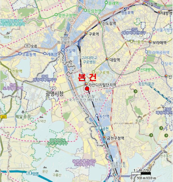 서울특별시 금천구 가산동 371-57 가산더스카이밸리1차 제지층 제205호 아파트형공장 경매 사진 12