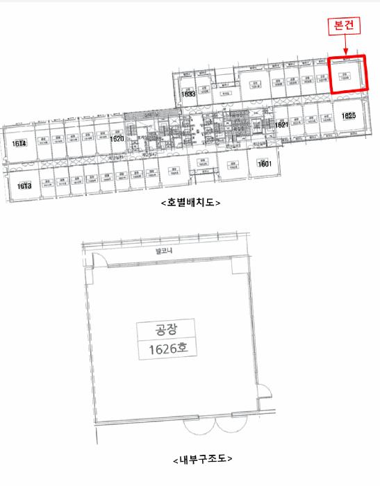 서울특별시 금천구 가산동 554-2 가산한화비즈메트로2차 제16층 제1626호 아파트형공장 경매 사진 12