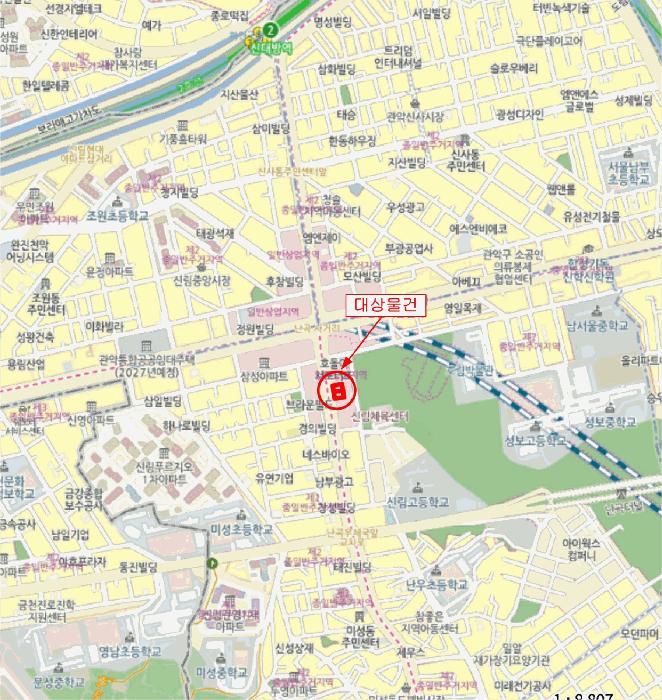 서울특별시 관악구 신림동 1568-5 더위일관악파크뷰 6층607호 오피스텔 경매 사진 11