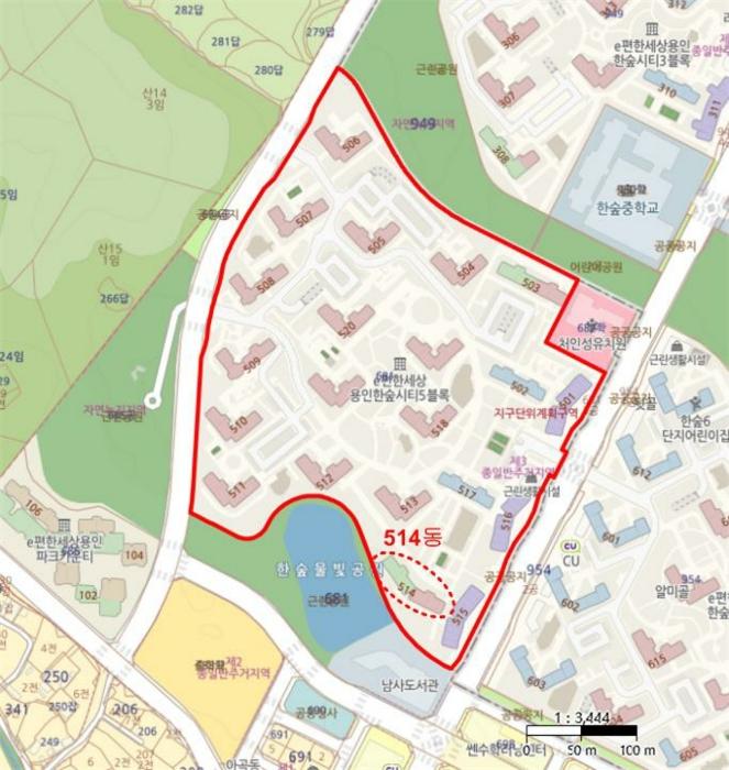 경기도 용인시 처인구 남사읍 한숲로 83, 514동 20층2004호 (이편한세상용인한숲시티5단지)구) 경기도 용인시 처인구 남사읍 아곡리 681 아파트 경매 사진 10