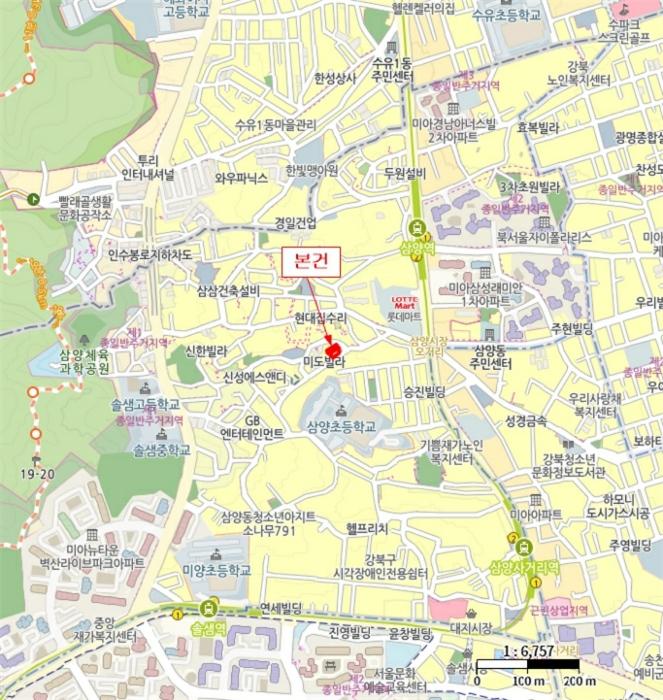 서울특별시 강북구 솔매로22길 24, 3층302호구) 서울특별시 강북구 미아동 791-1668 다세대(빌라) 경매 사진 19