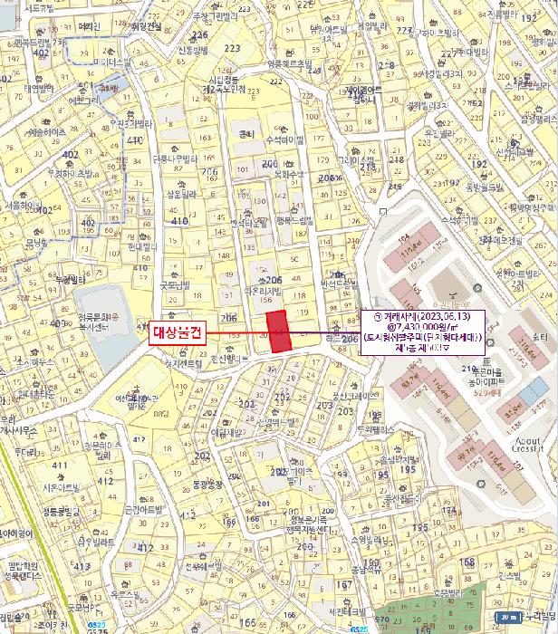 서울특별시 성북구 정릉동 206-60 천우네오젠 4층401호 다세대(빌라) 경매 사진 14