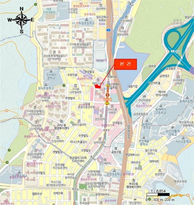 부산광역시 금정구 수림로50번길 196-4, 12층1201호구) 부산광역시 금정구 구서동 86-12 오피스텔 경매 사진 8