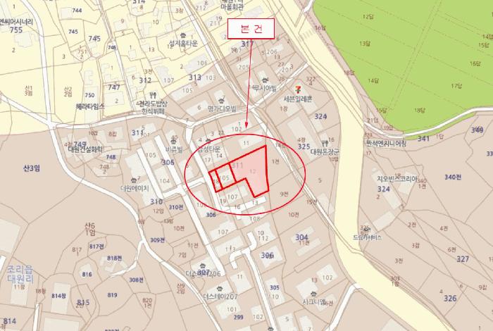 경기도 파주시 조리읍 대원리 311-12 삼성타운 에이동 2층202호 다세대(빌라) 경매 사진 12