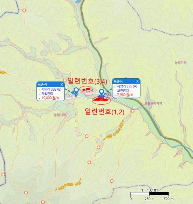 경상북도 영덕군 남정면 사암리 315 대지 경매 사진 10