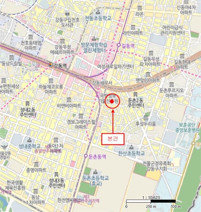 서울특별시 강동구 양재대로102길 17, 9층901호 (둔촌동,한울둔촌베아체)구) 서울특별시 강동구 둔촌동 435-1 오피스텔 경매 사진 13