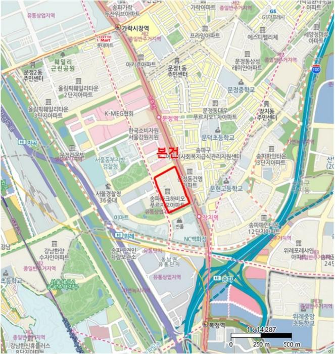 서울특별시 송파구 송파대로 111, 송파파크하비오푸르지오204동 14층1407호 (문정동,파크하비오)구) 서울특별시 송파구 문정동 618 오피스텔 경매 사진 14