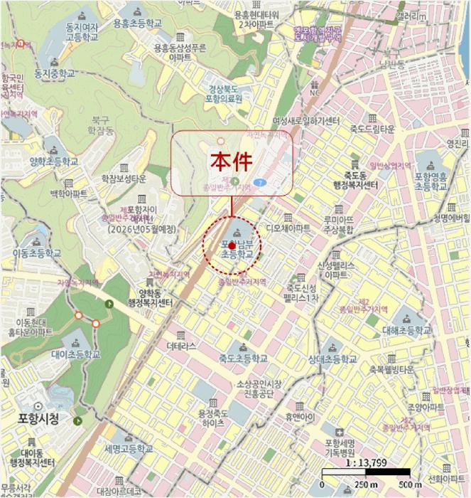 경상북도 포항시 북구 용흥동 615-21 빌드원르헤브3차아파트 6층 608호 아파트 경매 사진 11