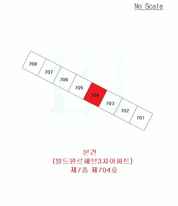 경상북도 포항시 북구 용흥동 615-21 빌드원르헤브3차아파트 7층 704호 아파트 경매 사진 8