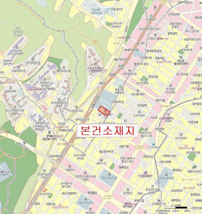 경상북도 포항시 북구 용흥동 615-21 빌드원르헤브3차아파트 7층 704호 아파트 경매 사진 9