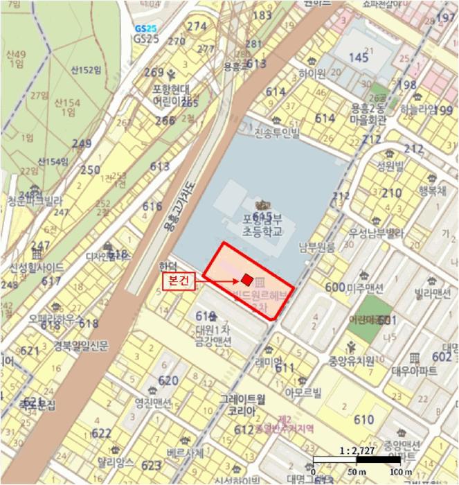 경상북도 포항시 북구 용흥동 615-21 빌드원르헤브3차아파트 8층 805호 아파트 경매 사진 8