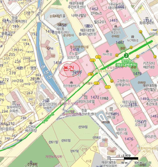 부산광역시 해운대구 좌동 1459-4 신화하니엘타워 7층701호 오피스텔 경매 사진 7