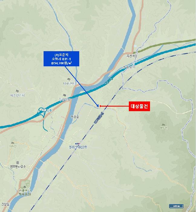 강원특별자치도 평창군 진부면 호명리 831-10 답 경매 사진 3