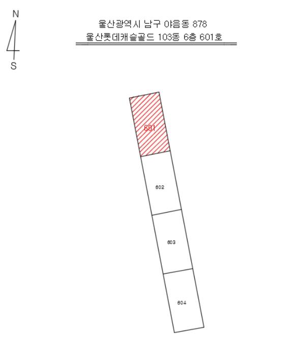 울산광역시 남구 신선로 45, 103동 6층601호 (야음동,울산롯데캐슬골드)구) 울산광역시 남구 야음동 878 아파트 경매 사진 8