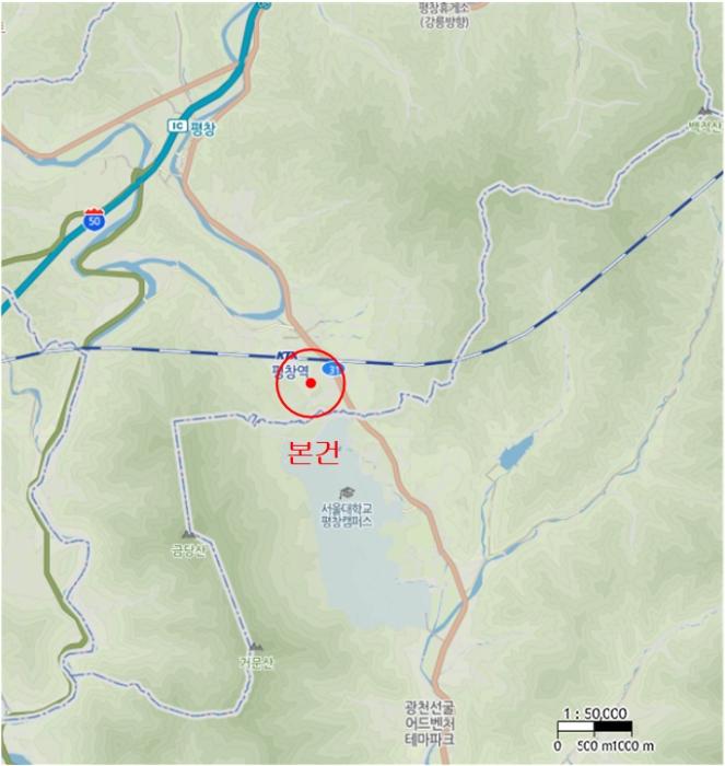 강원특별자치도 평창군 용평면 재산리 1447-10 임야 경매 사진 5