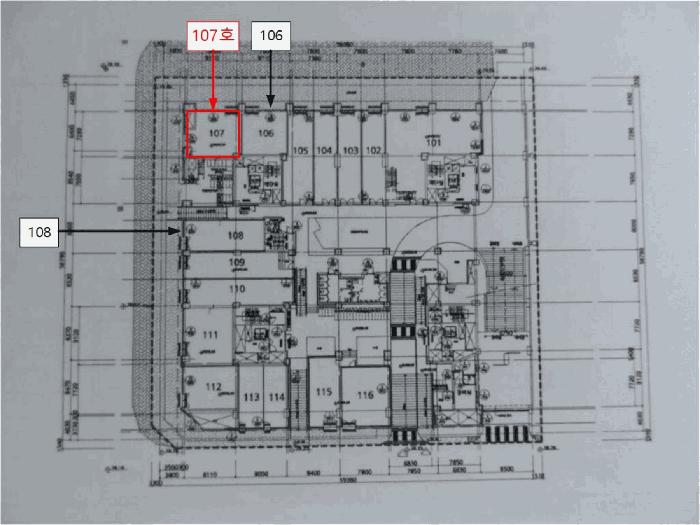 광주광역시 광산구 우산동 1607-1 무진로더브이벨라코트 상가동 1층107호 근린상가 경매 사진 11