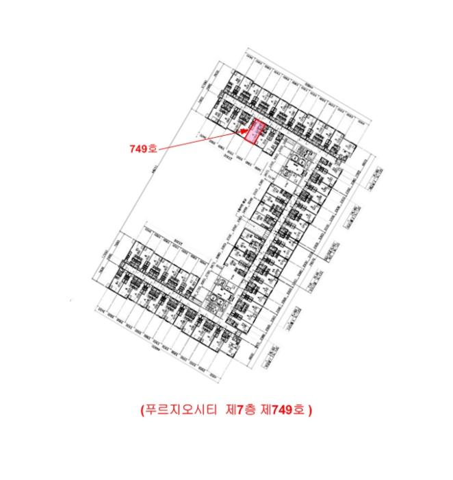 세종특별자치시 갈매로 364, 7층749호 (어진동,푸르지오시티)구) 세종특별자치시 어진동 656 오피스텔 경매 사진 9