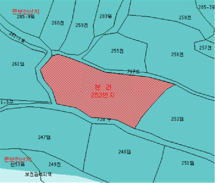 강원특별자치도 고성군 현내면 죽정리 253 답 경매 사진 9