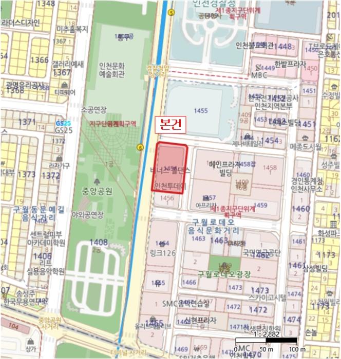 인천광역시 남동구 예술로 138, 8층840호 (구월동,이토타워,꼬르띨레오피스텔)구) 인천광역시 남동구 구월동 1456 오피스텔 경매 사진 8