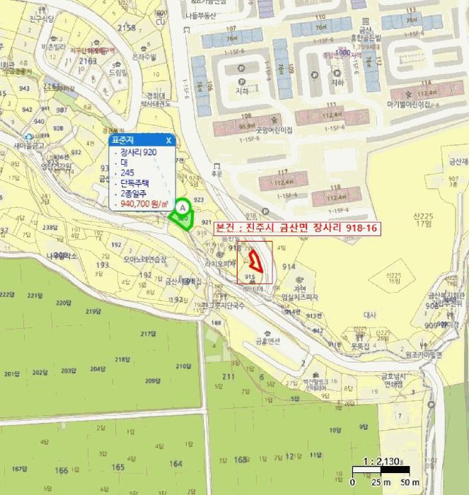 경상남도 진주시 금산면 장사리 918-16 임야 경매 사진 13