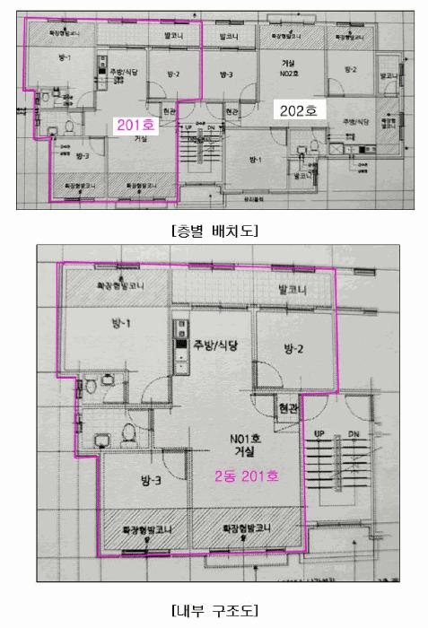 경기도 고양시 덕양구 내유동 242 내유동 공동주택 2동 2층201호 다세대(빌라) 경매 사진 9