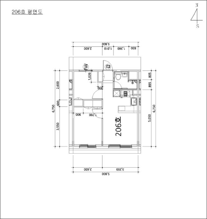 경기도 안산시 단원구 초지동 743-7 에비뉴시티오피스텔 2층206호 오피스텔 경매 사진 13