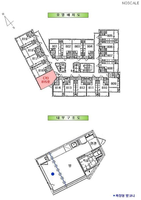 서울특별시 영등포구 도림천로19길 12, 제8층 제815호 (대림동, 유탑유블레스)구) 서울특별시 영등포구 대림동 1101-1 도시형생활주택 경매 사진 8