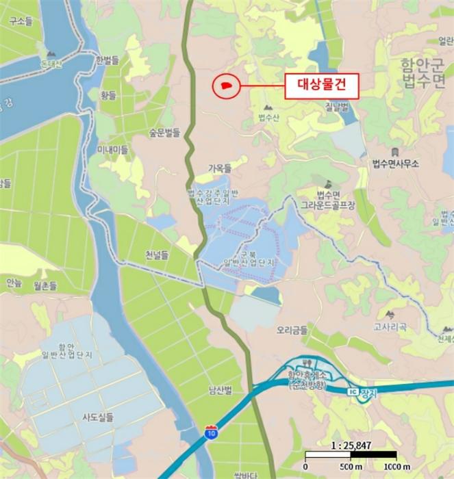 경상남도 함안군 법수면 강주리 502 대지 경매 사진 12