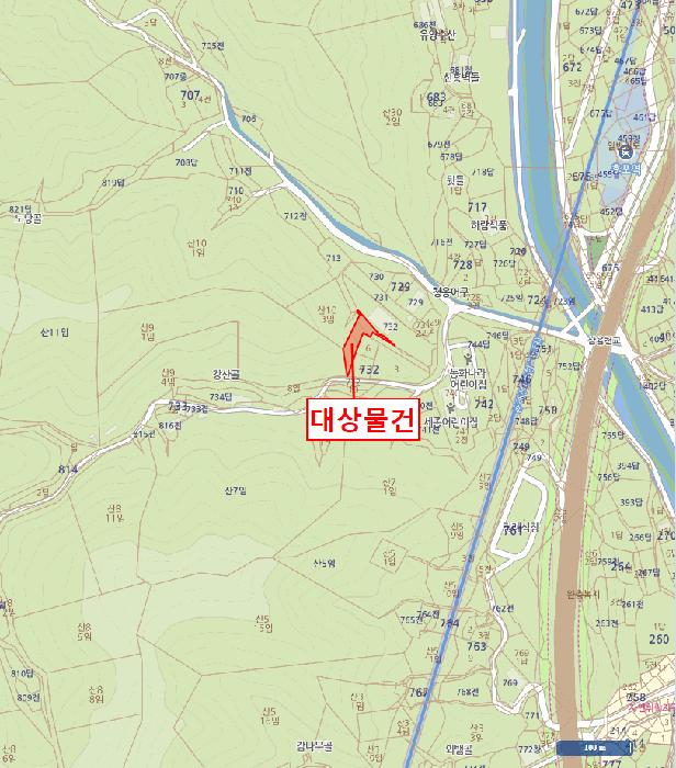 경상북도 울진군 후포면 삼율리 732-7 임야 경매 사진 9