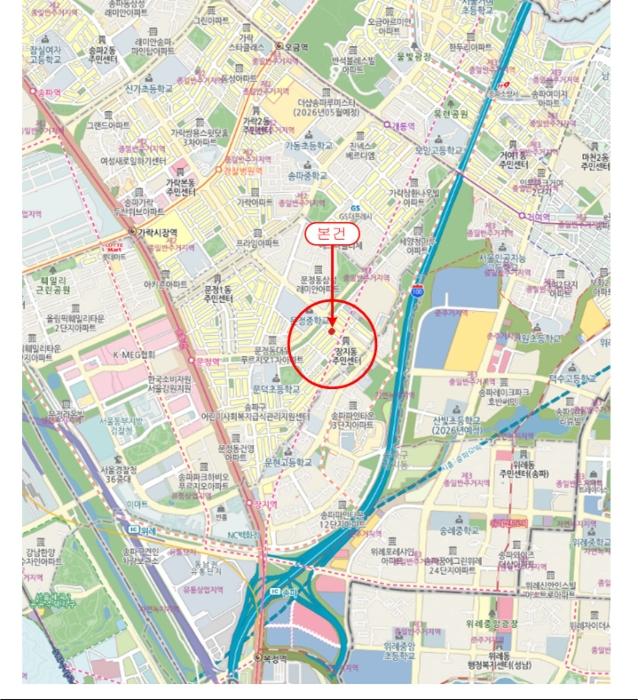 서울특별시 송파구 새말로19길 16, 1층 101호 (문정동,문정쉐르빌)구) 서울특별시 송파구 문정동 115-4 근린상가 경매 사진 18