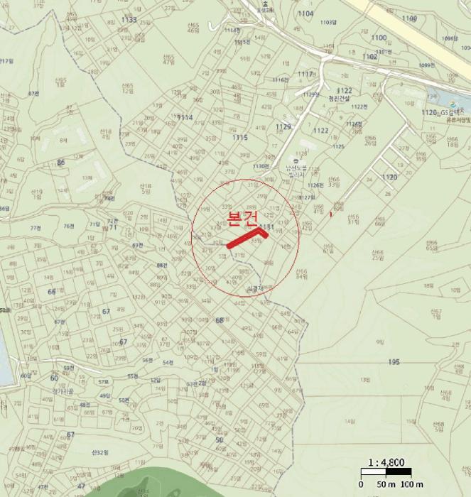 충청북도 제천시 신월동 1131-34 임야 경매 사진 9