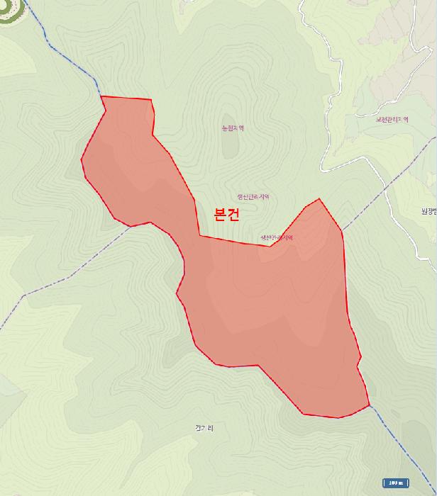 충청북도 단양군 영춘면 만종리 산101 임야 경매 사진 9