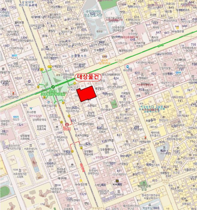 서울특별시 강남구 역삼동 825-20 강남역센트럴푸르지오시티 1층센트럴애비뉴110호 근린상가 경매 사진 16