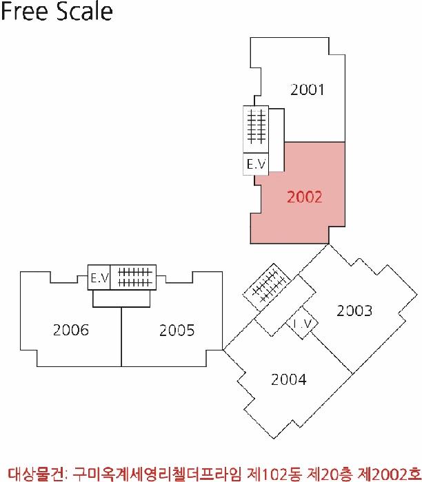 경상북도 구미시 산호대로 955, 102동 20층 2002호 (옥계동,구미옥계세영리첼더프라임)구) 경상북도 구미시 옥계동 936 아파트 경매 사진 8