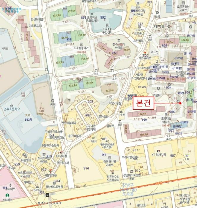 서울특별시 강남구 논현로 205, 4동 4층403호 (도곡동,도곡한신아파트)구) 서울특별시 강남구 도곡동 895-8 아파트 경매 사진 12