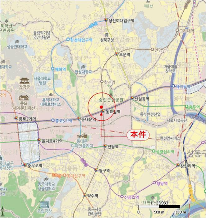 서울특별시 종로구 창신동 255-1 11층1117호 오피스텔 경매 사진 12