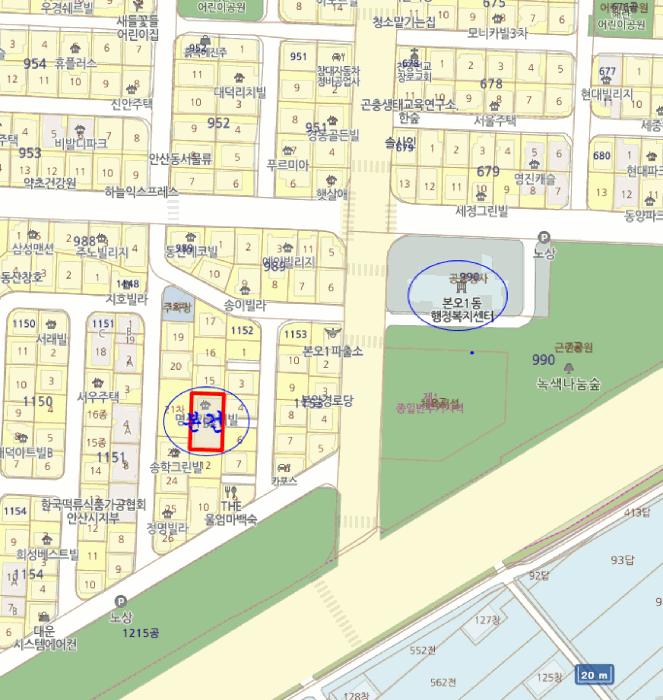 경기도 안산시 상록구 본오동 1152-13 명성카운티 3층302호 다세대(빌라) 경매 사진 10