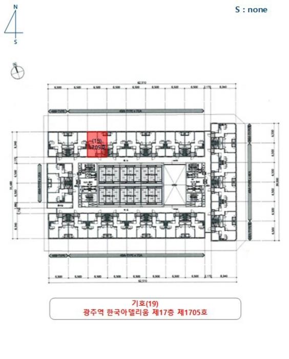 광주광역시 북구 무등로202번길 6, 14층1414호 (신안동,광주역한국아델리움)구) 광주광역시 북구 신안동 121-2 오피스텔 경매 사진 62