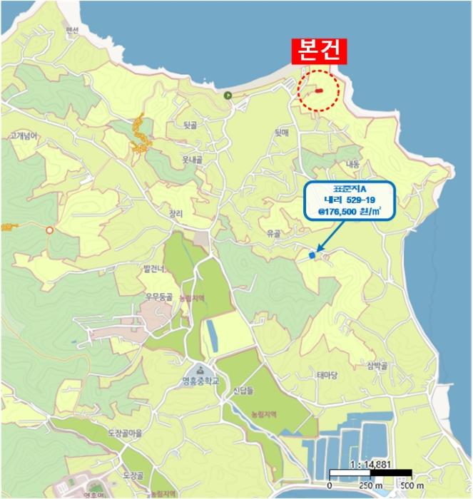 인천광역시 옹진군 영흥면 내리 725-61 도로 경매 사진 8