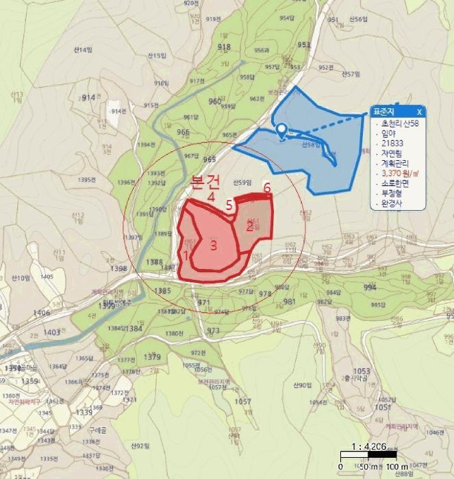 충청북도 음성군 음성읍 초천리 산61-1 임야 경매 사진 37