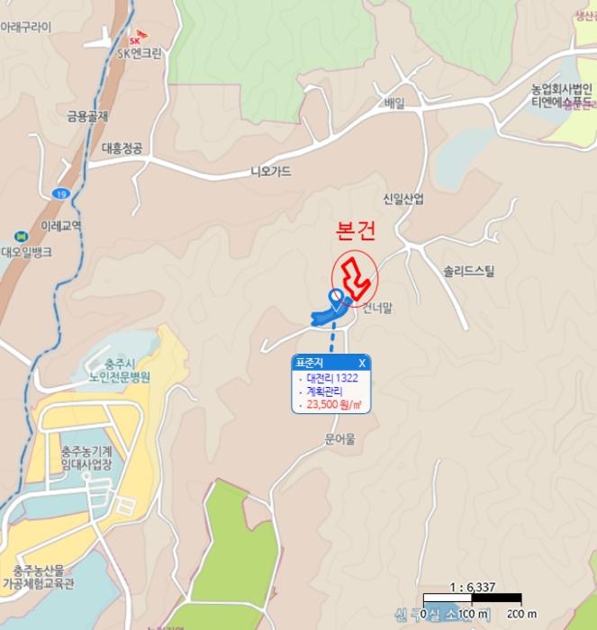 충청북도 충주시 동량면 대전리 1317-6 전 경매 사진 7