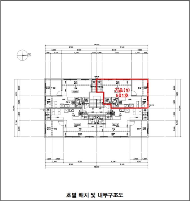 인천광역시 남동구 문화서로65번길 20-17, 5층 501호 (구월동,세종리젠시 에이동)구) 인천광역시 남동구 구월동 1103-9 다세대(빌라) 경매 사진 8