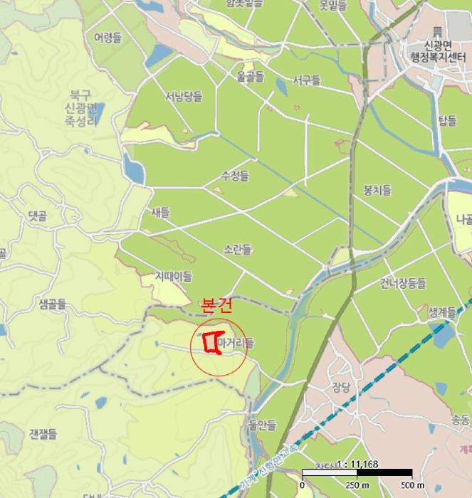 경상북도 포항시 북구 신광면 우각리 978-2 답 경매 사진 8