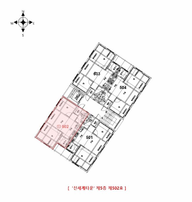 경상남도 김해시 외동 1389 신세계타운 5층502호 다세대(빌라) 경매 사진 7